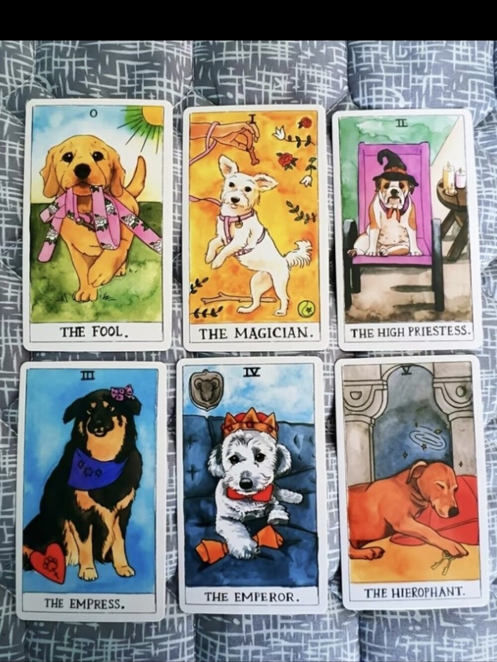 Cute Dog Decor Pack Of Tarot Cards NEW
